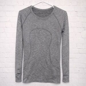 Lululemon Swiftly Tech Long Sleeve 2.0 Heather Gray Size 6